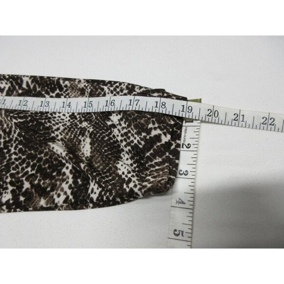 Chico's Travelers women's‎ 3/4 sleeve snake lizard print side tie blouse S - Picture 10 of 10